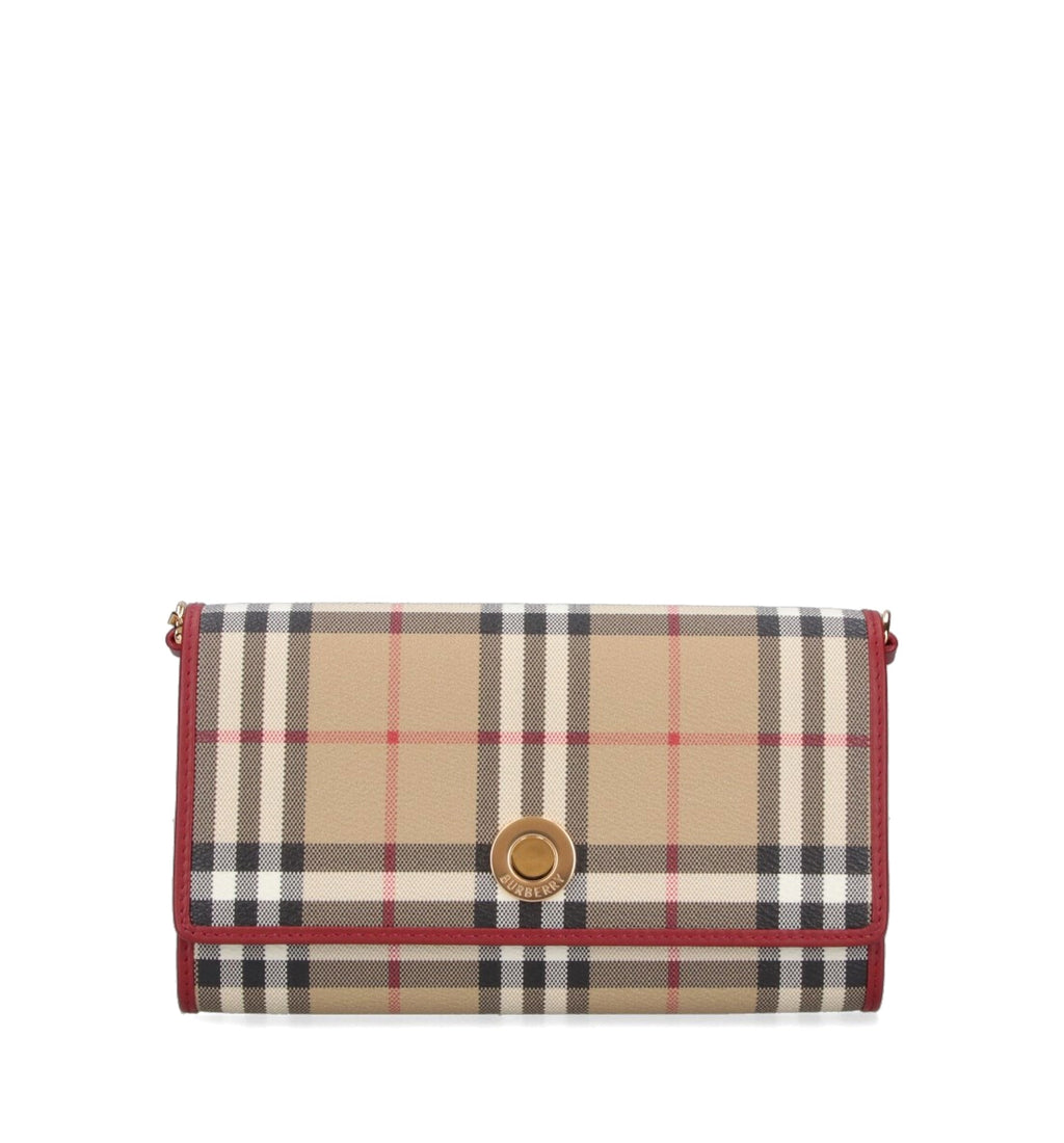 Check Chain Strap Wallet