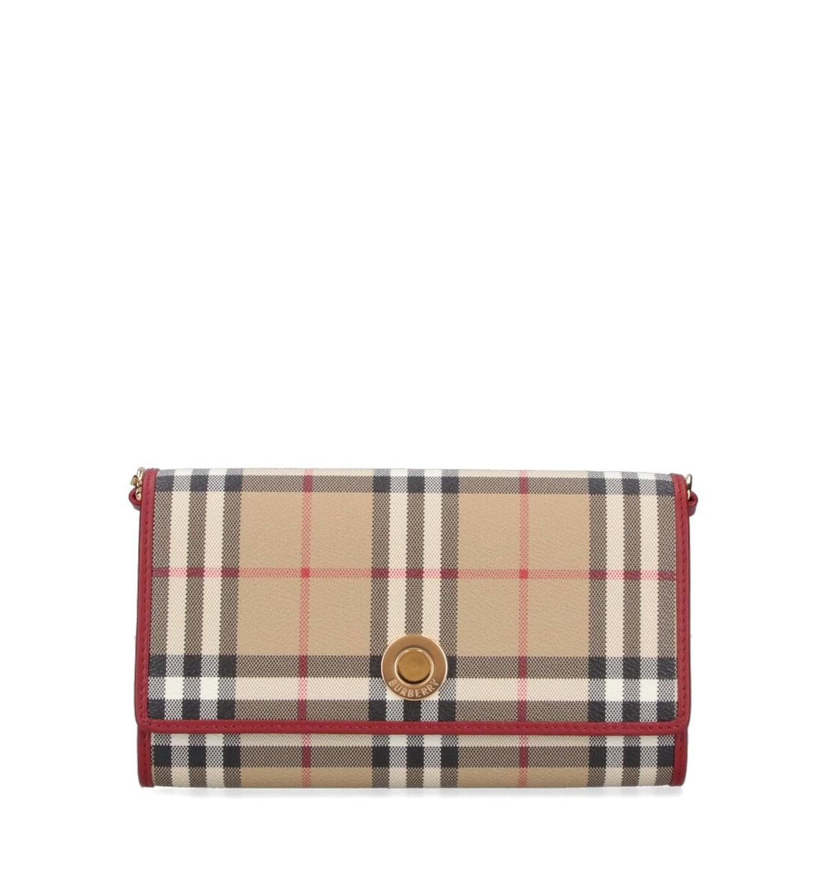 Check Chain Strap Wallet