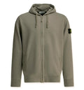 Organic cotton sweatshirt with lateral Logo patch