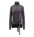 Wool and silk turtleneck