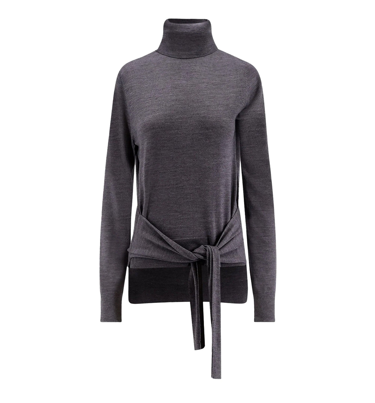 Wool and silk turtleneck