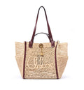 Chloé Iconic Double Carry Bag In Raffia