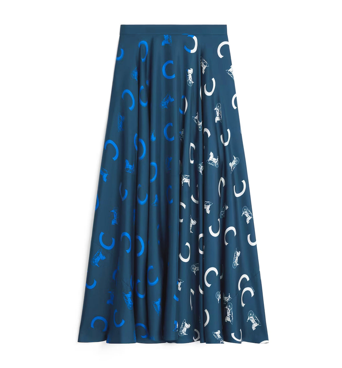 skirt IN silk twill