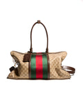 Medium GG duffle bag with Web