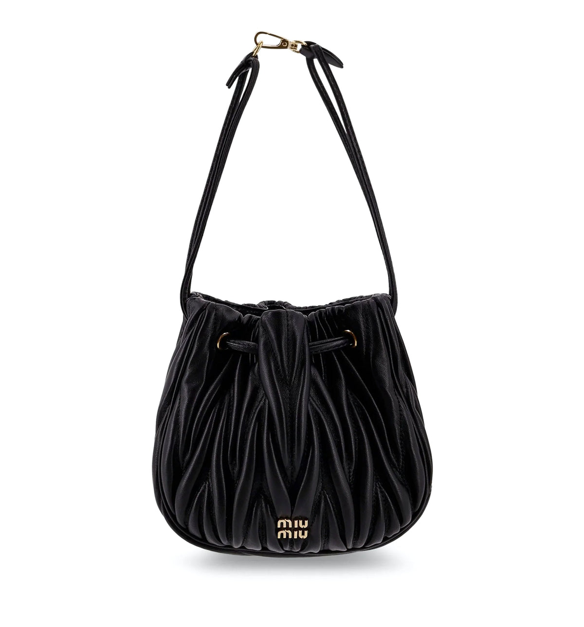 Matelassé Nappa Leather Pouch