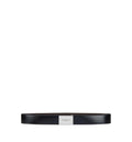 Label Reversible Belt In Leather