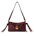 Mini Paddington Sling pouch with strap in soft leather