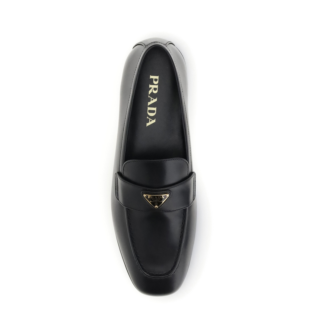 Square Leather Loafers