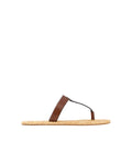 Babylone Thong Slippers In Leather