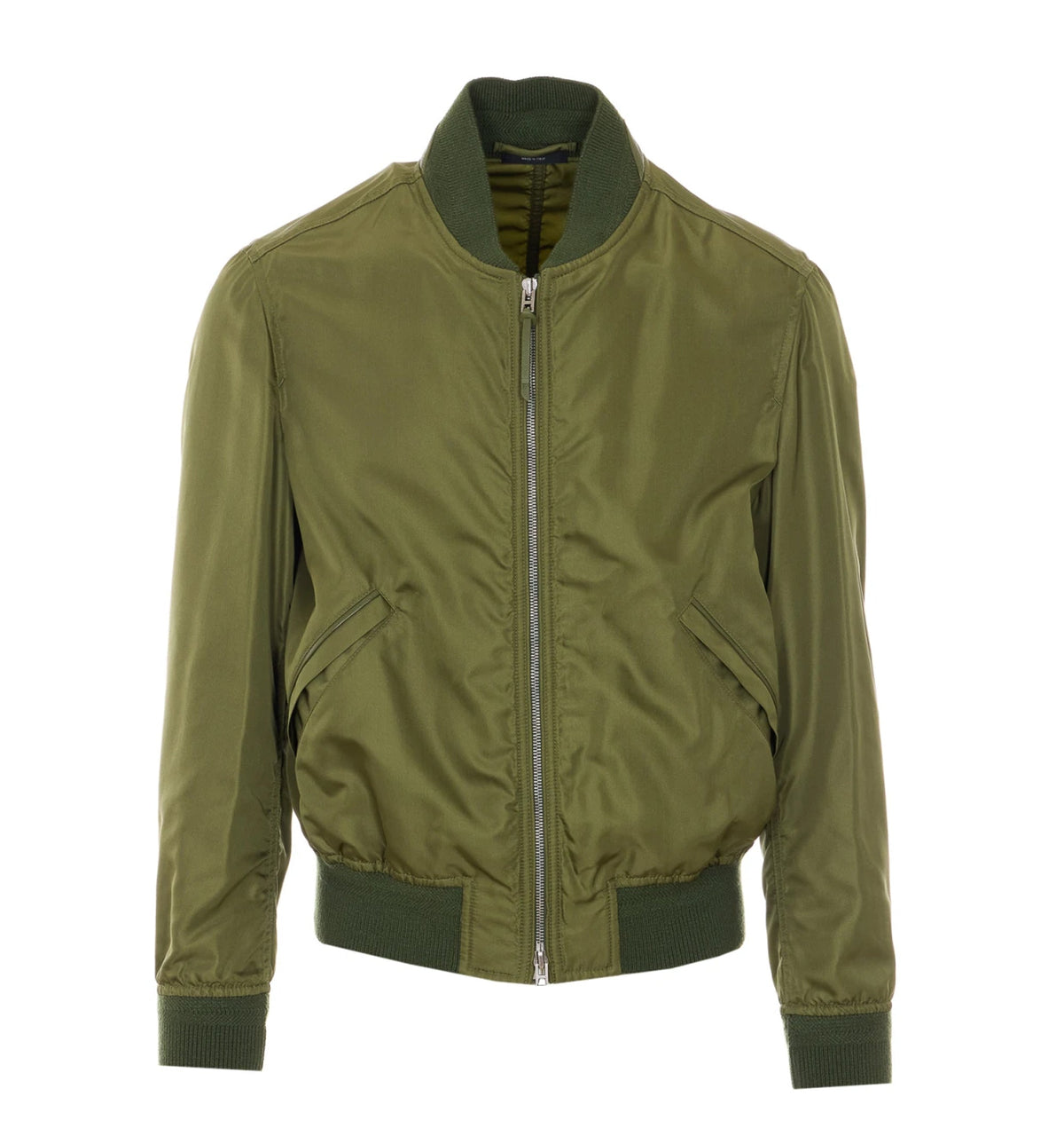 Satin Flight Bomber Jacket
