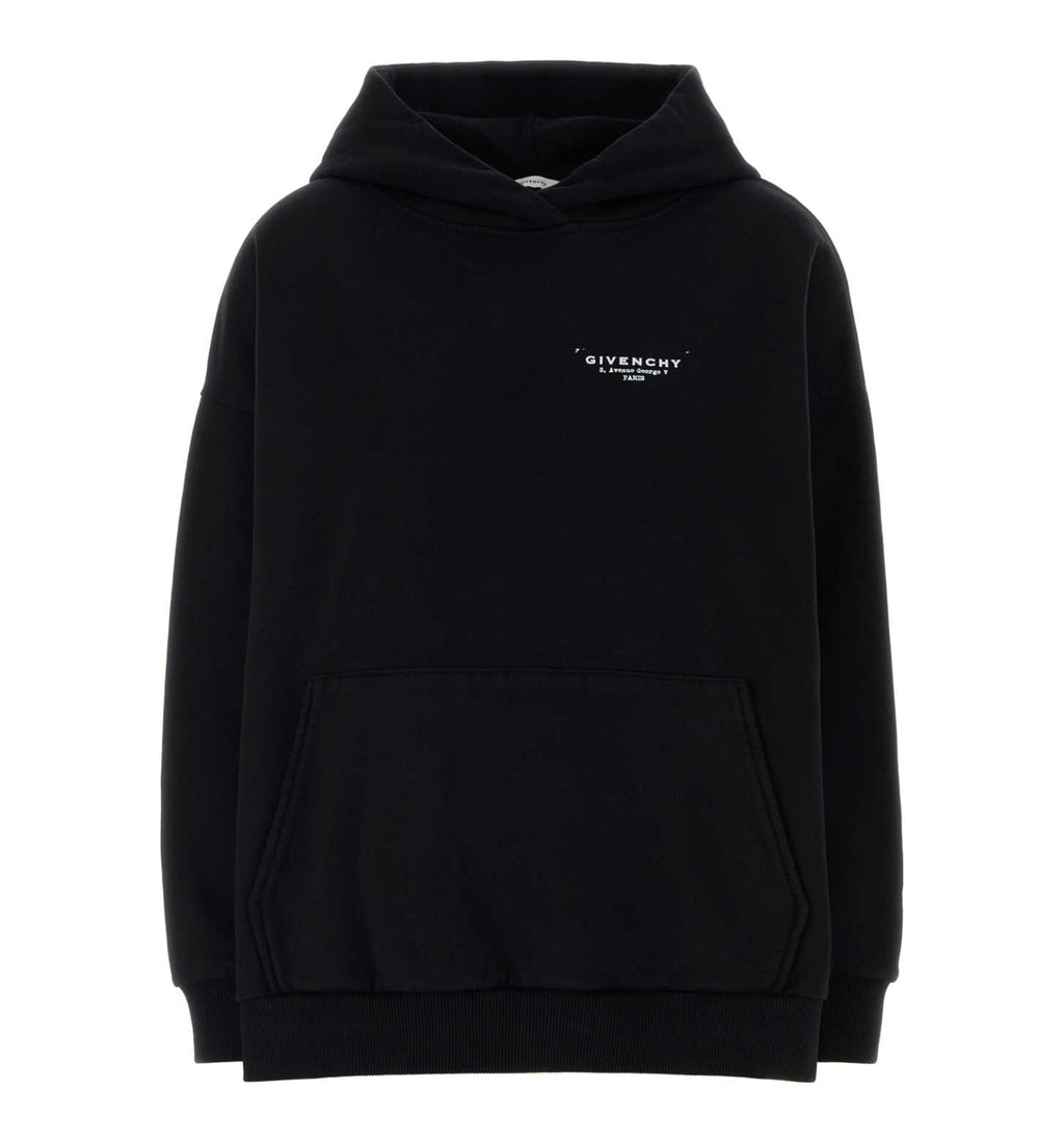 Logo Print Cotton Hoodie
