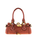 Small Paddington bag in suede leather