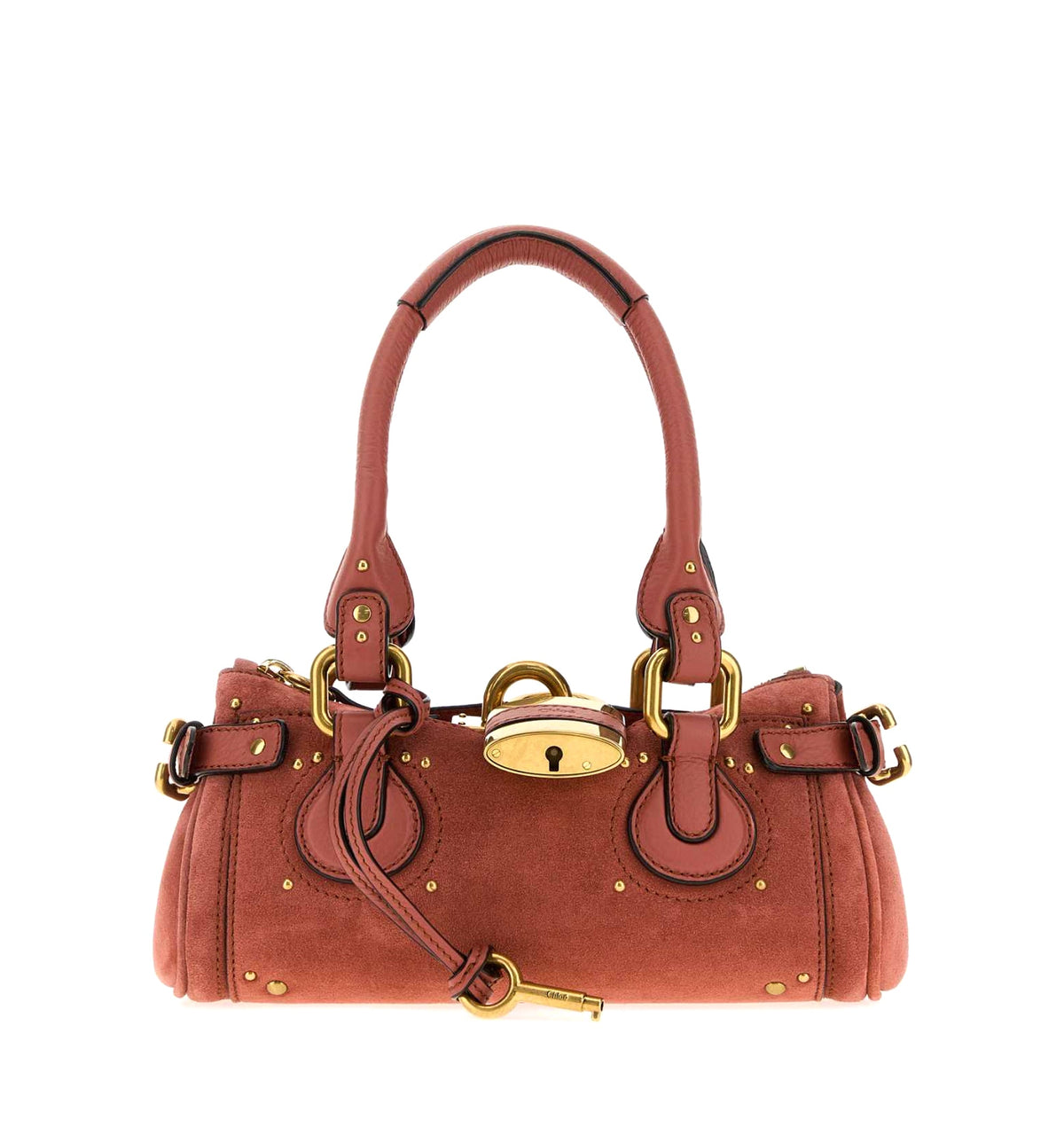 Small Paddington bag in suede leather