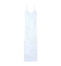 Labirinto Print Crêpe de Chine Dress