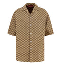 GG Linen Blend Canvas Shirt