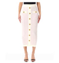 Tweed long skirt
