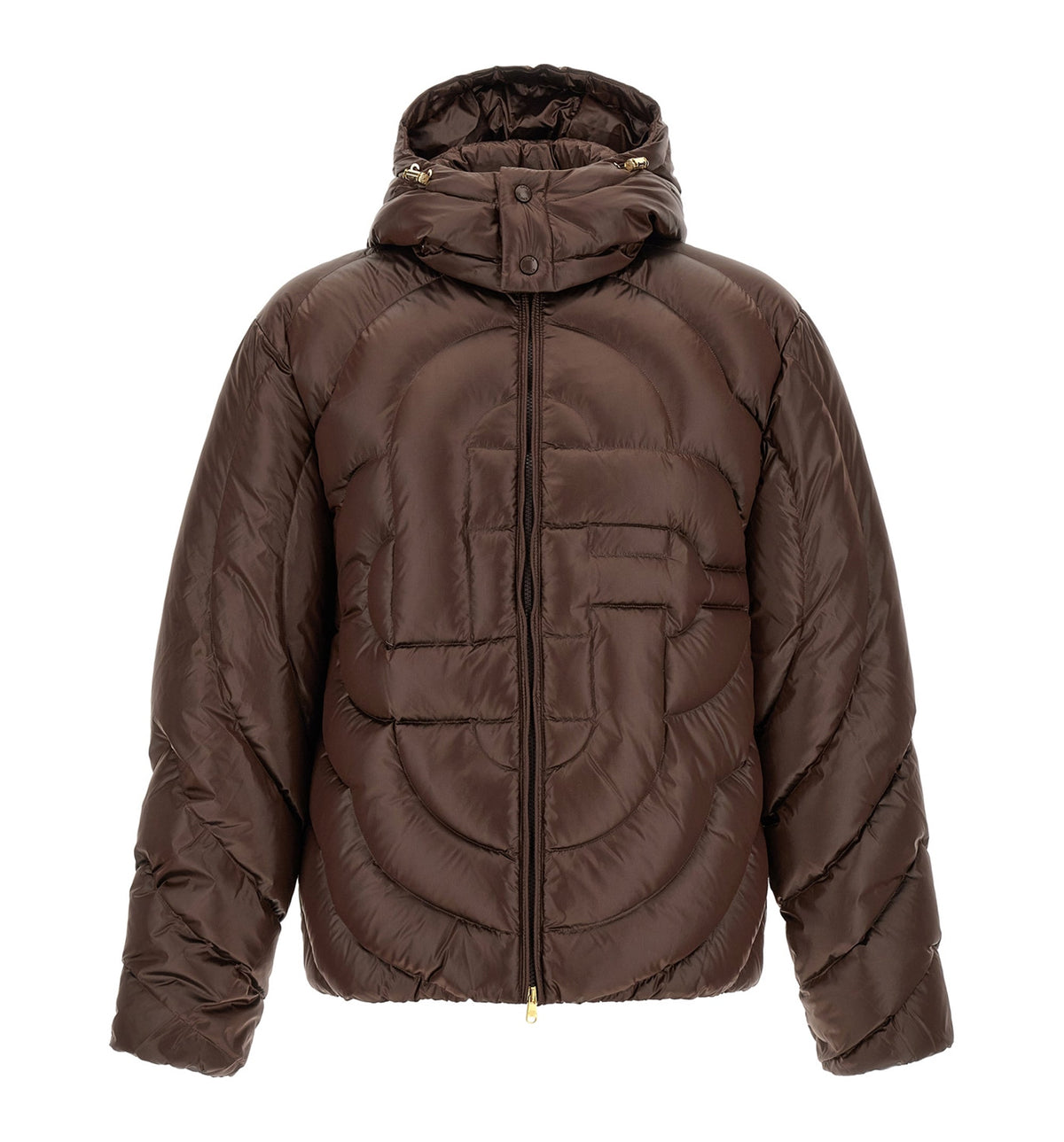 'Monogram' quilting down jacket
