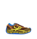 Pogo sneaker in technical knit and suede