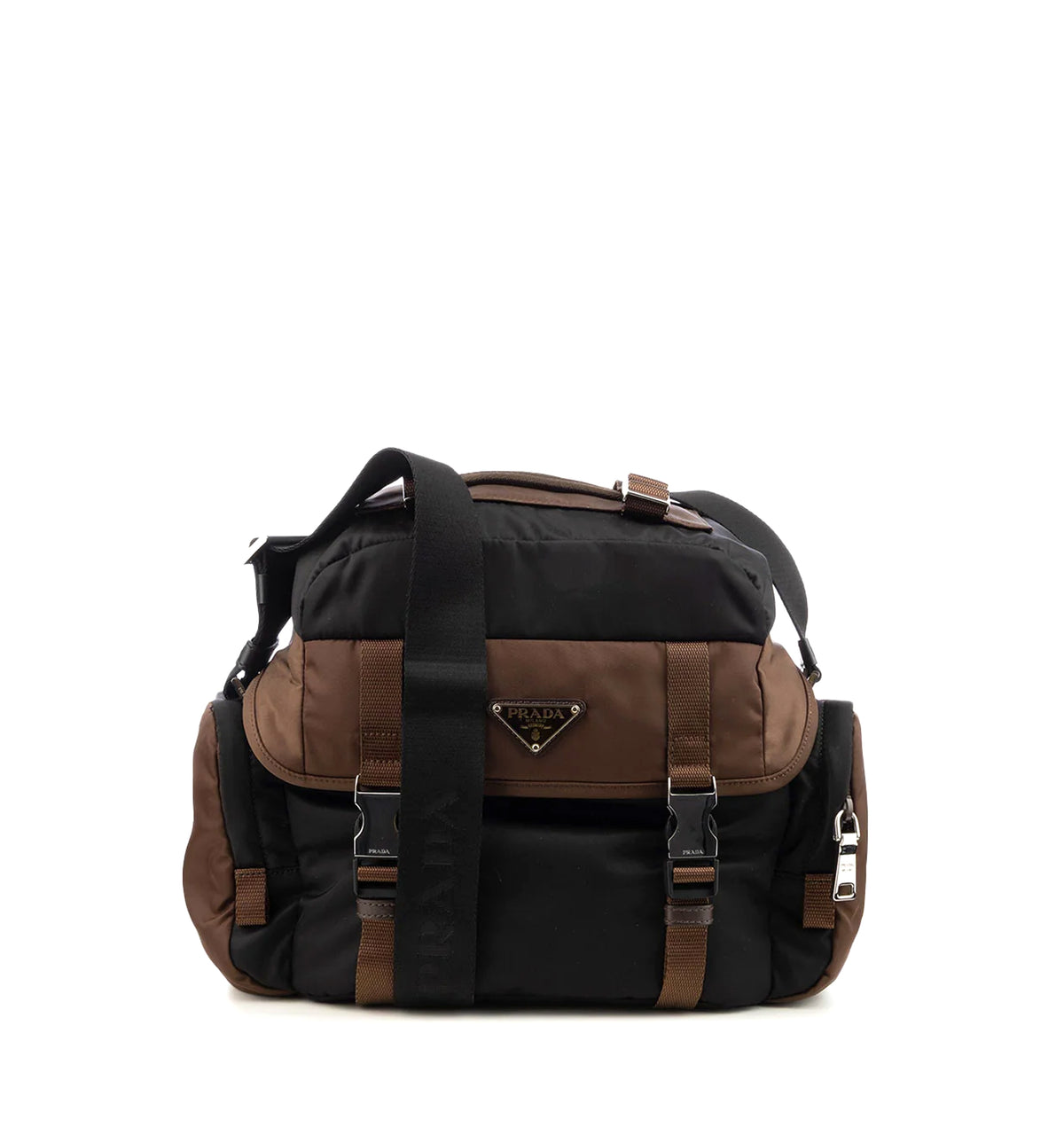 Prada Men's Re-Nylon and Leather Shoulder/Messenger Bag