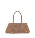 Suede Croc Honey 40 Shoulder Bag