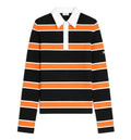Polo Shirt in Striped Cotton Jersey