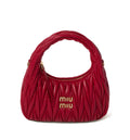 Wander Matelassé Nappa Leather Hobo Bag