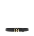 DG Logo Leather Belt