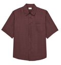 Shirt In Hexagon Silk Twill