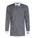 Vertical-stripe Long-sleeve Shirt