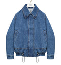 Drawstring Jacket in Denim