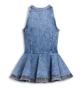 Peplum Denim Top
