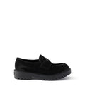 Aged suede loafers