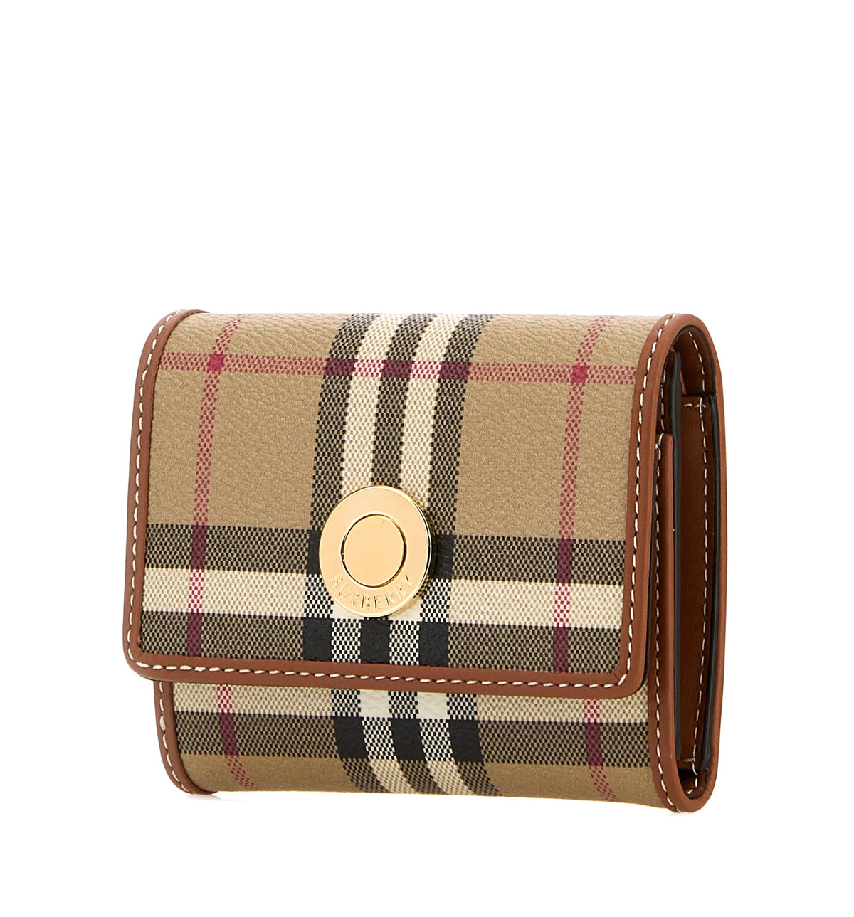Small Check Folding Wallet