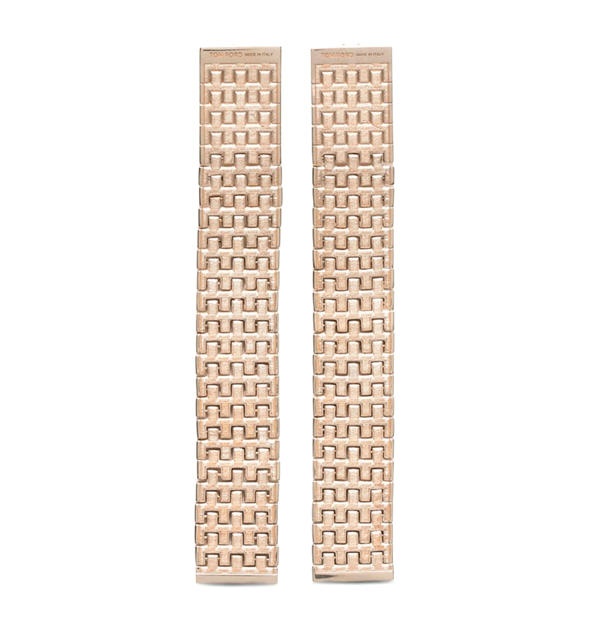 Mesh-detail Drop Earrings
