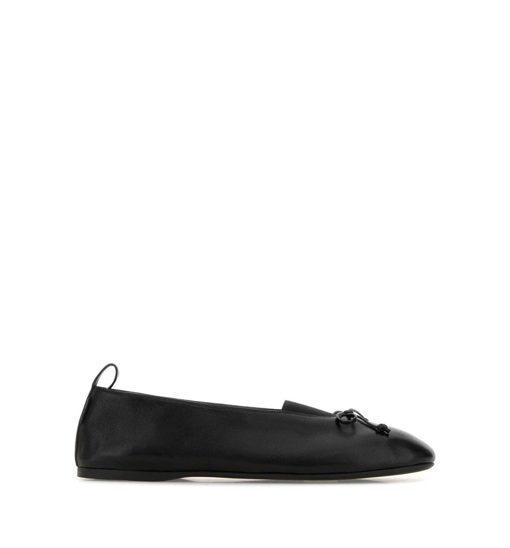 City Deco Leather Flats