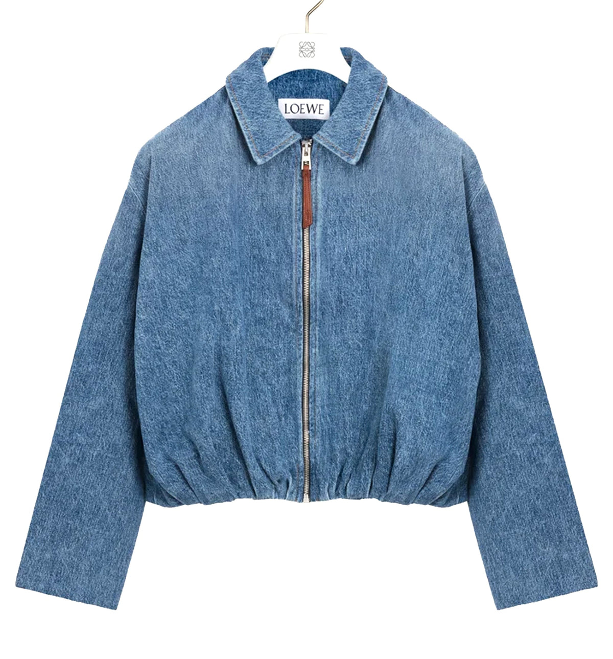 Draped Jacket In Denim