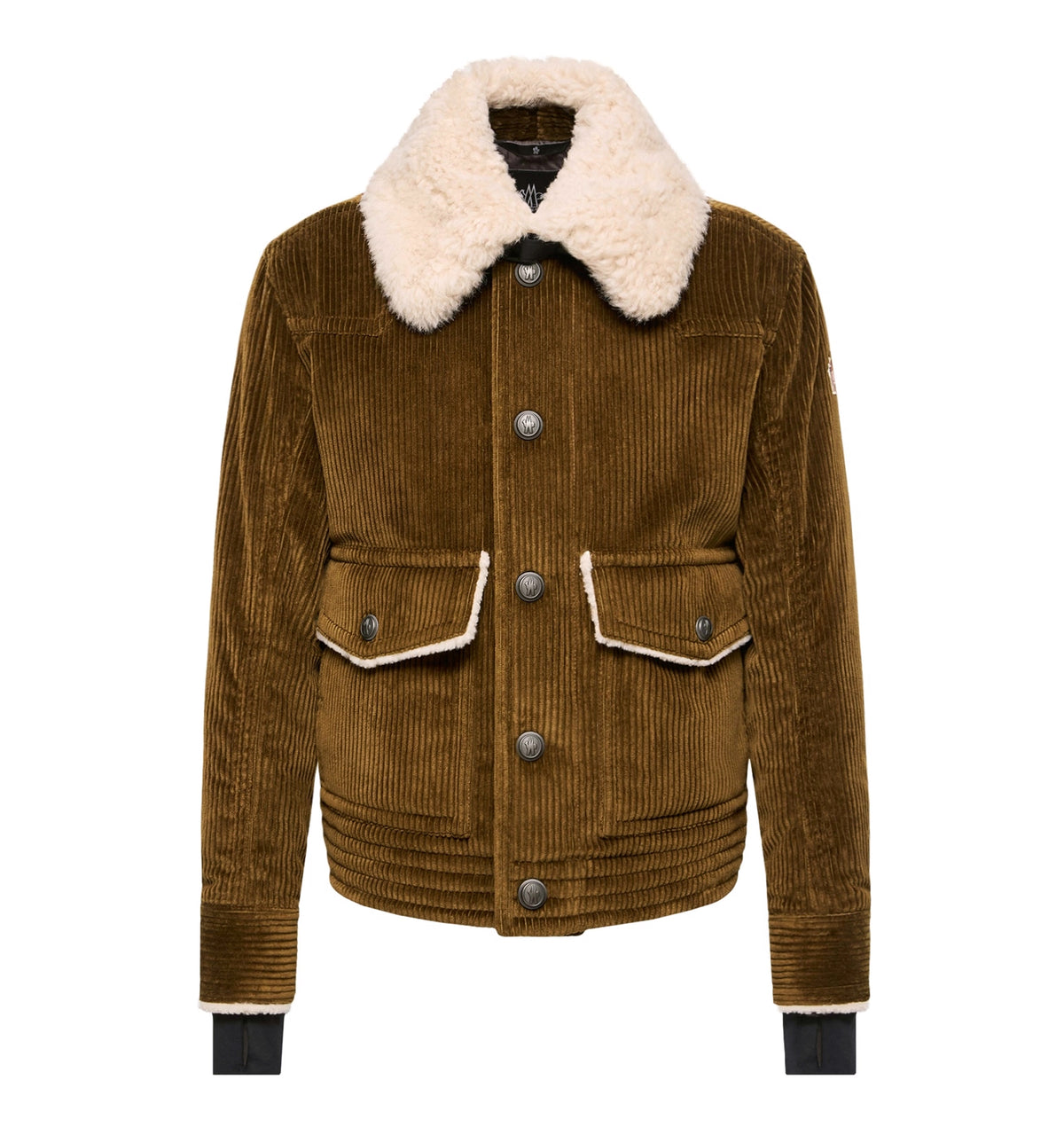 Givrand Shearling-Trimmed Corduroy Short Down Jacket