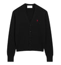 Wool Cardigan With Contrasted Ami De Coeur