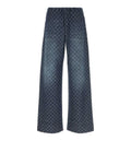 Printed chambray pant
