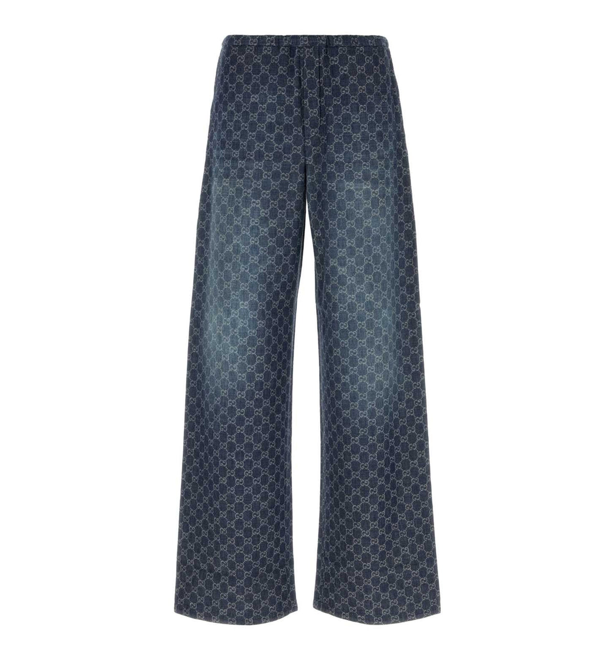 Printed chambray pant