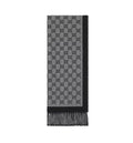 GG wool jacquard scarf