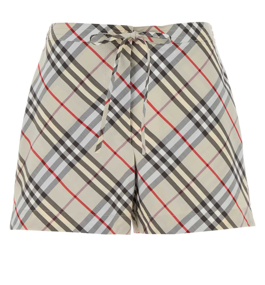 Embroidered Poplin Shorts