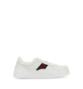 Chunky Sneaker In White Leather