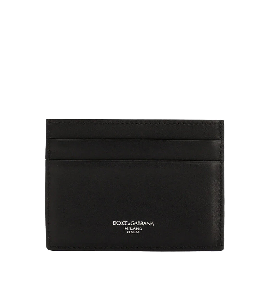 Woven Plongé Calfskin Card Holder