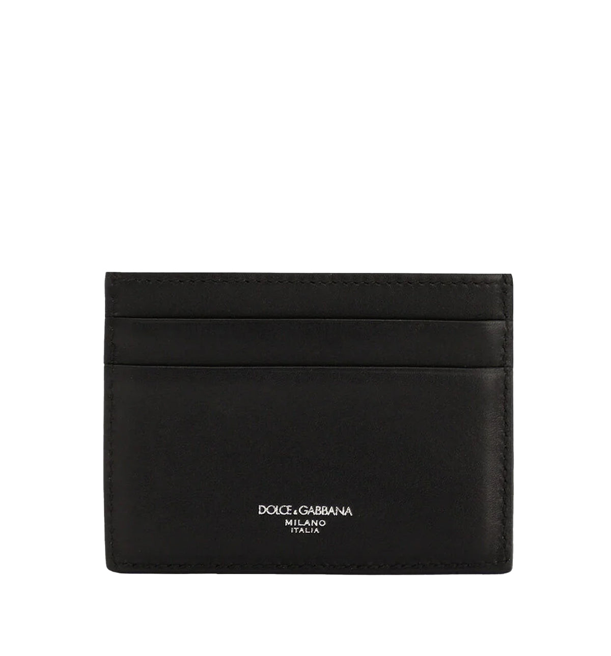 Woven Plongé Calfskin Card Holder