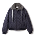 Technical pongé down jacket