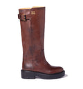Leather boots