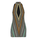 Lamé Stripe Short Dress