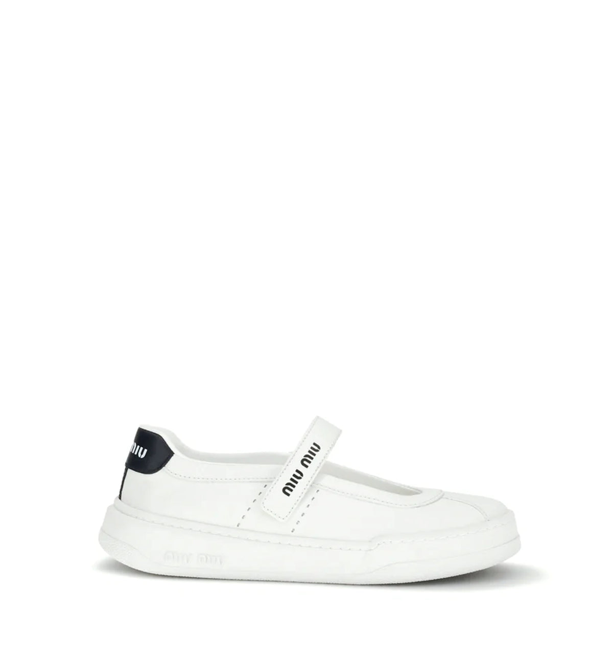 Calf Leather Mary Jane Ballerinas