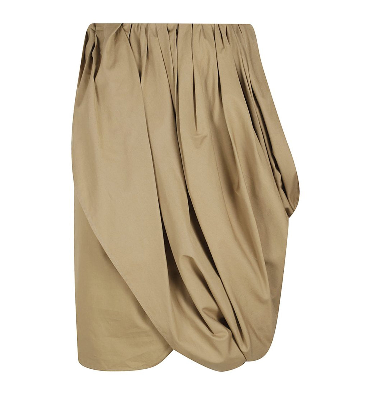 Cotton Poplin Wrap Skirt
